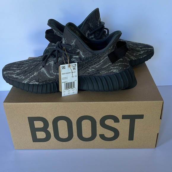 Yeezy Boost 350 V2 MX Adidas in Dark Salt Primeknit Size 12 NWT - Picture 5 of 16